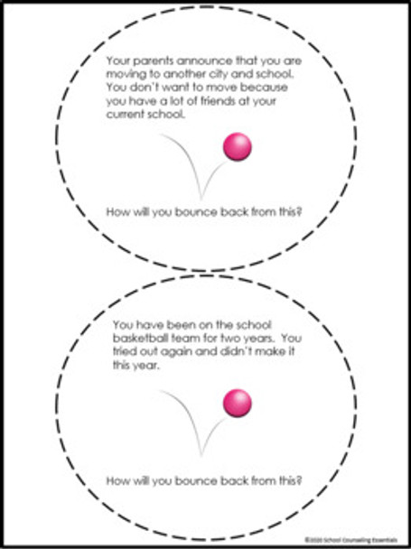 Resiliency Scenarios- "How Will You Bounce Back?"- PDF & Google Slides