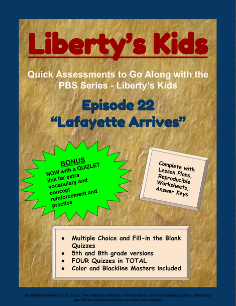 Liberty's Kids - Episode 22 - "Lafayette Arrives"