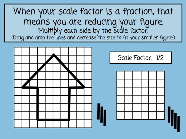 Scale Drawings Activity - WInter-Themed - Digital and Printable