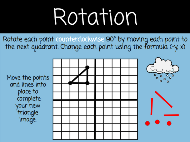 Geometric Transformations Activity - Digital and Printable - Winter-Themed