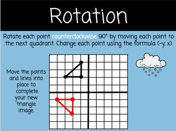 Geometric Transformations Activity - Digital and Printable - Winter-Themed