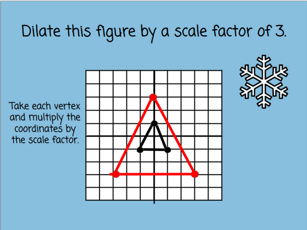 Geometric Transformations Activity - Digital and Printable - Winter-Themed