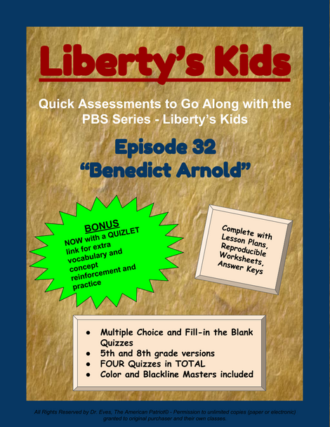 Liberty's Kids - Episode 32 - "Benedict Arnold"