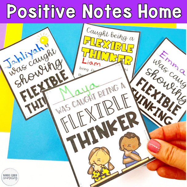 How to Be a Flexible Thinker for Upper Elementary Social Skills Set 3