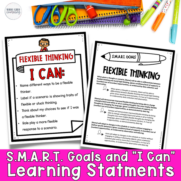 I Can Show Flexible Thinking Social Story and Game Social Skills Set 2