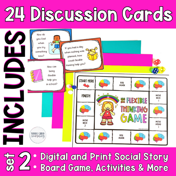 I Can Show Flexible Thinking Social Story and Game Social Skills Set 2