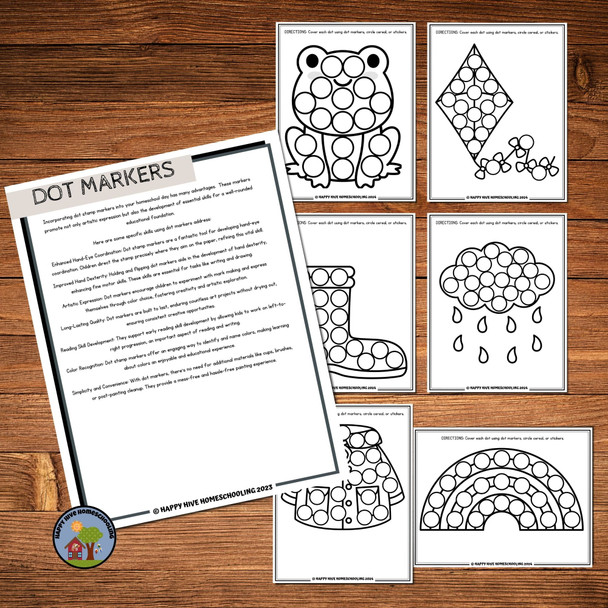 Seasonal Preschool Fine Motor Skill Worksheets