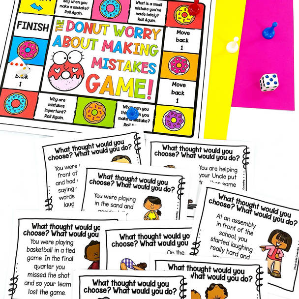 Making Mistakes, Flexible Thinking, Grit, and Growth Mindset CBT Game