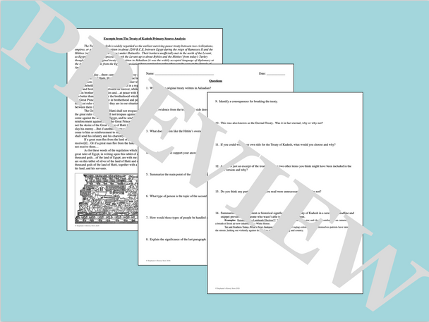 Mesopotamian Empires Activities Bundle