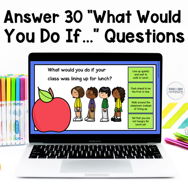 SALE What Would You Do If...? Behavior Choice Digital Social Skills Game Show