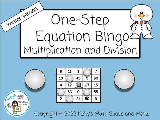 7th Grade Winter Math Bundle - 12 Digital Lessons/Games