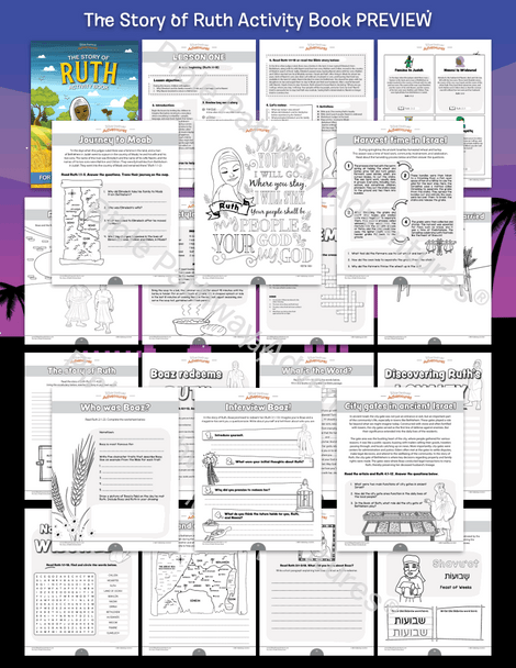 The Story of Ruth Activity Book and Lesson Plans
