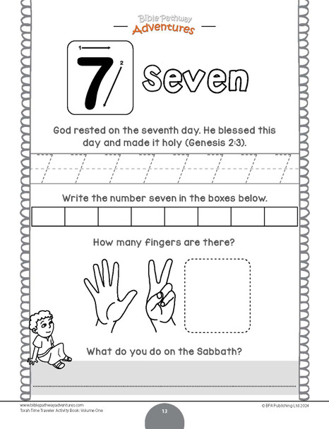 Torah Time Traveler Activity Book: Volume 1 (Genesis 1-22)