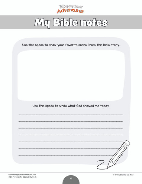 Self-Control: Bible Activity Book for Kids