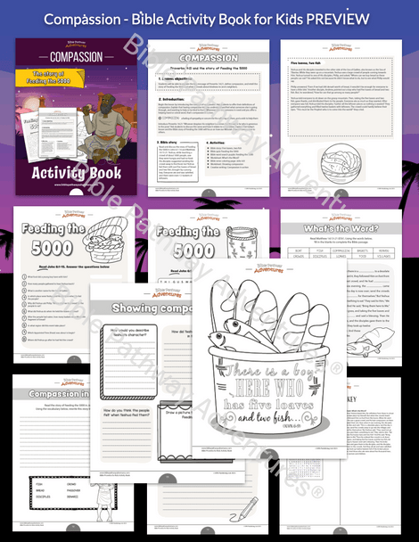 Compassion: Bible Activity Book for Kids