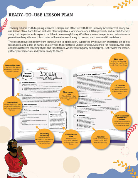 Loyalty Bible Character Unit Study for Grades 3-6 | Ruth and Naomi