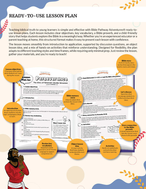Perseverance Bible Character Unit Study for Grades 3-6 | Nehemiah Rebuilds Jerusalem