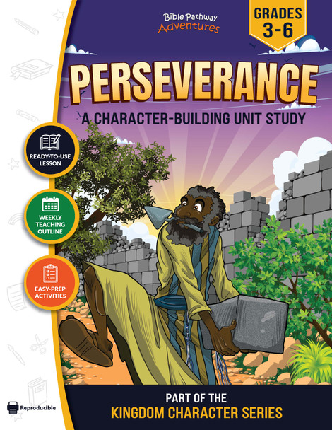 Perseverance Bible Character Unit Study for Grades 3-6 | Nehemiah Rebuilds Jerusalem