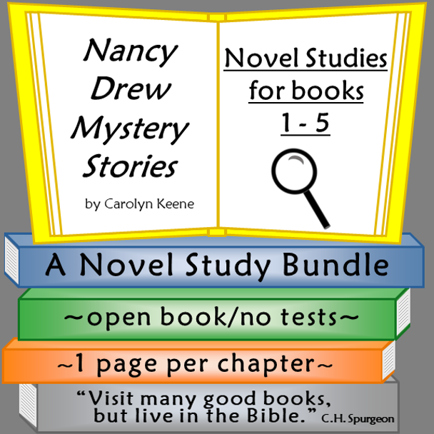 Nancy Drew Mystery Stories Novel Studies Bundle