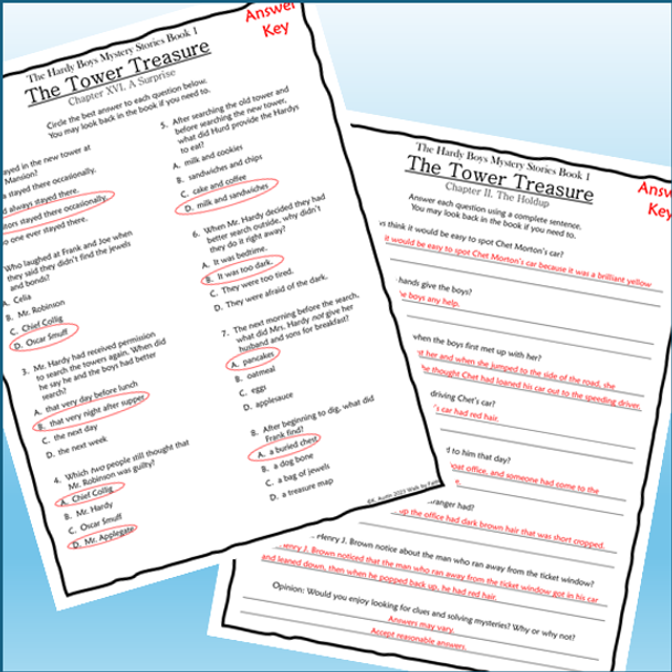 The Hardy Boys: The Tower Treasure Novel Study