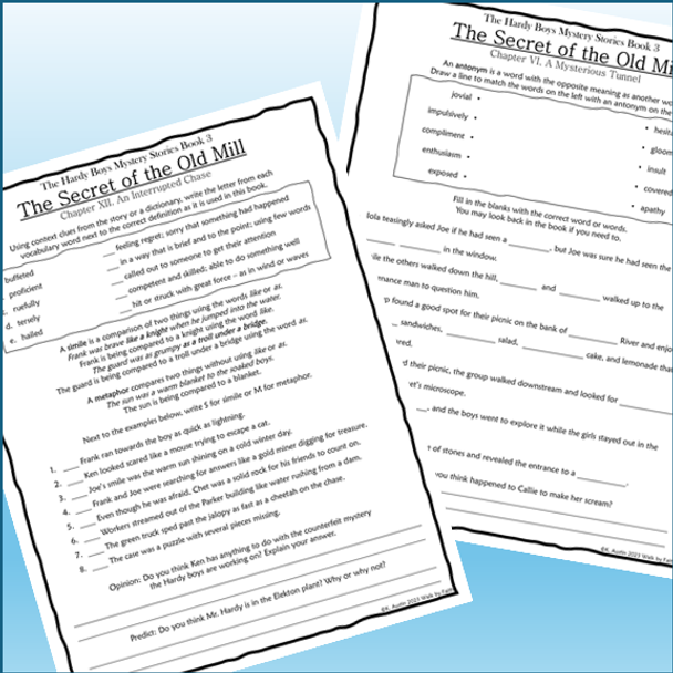 The Hardy Boys: The Secret of the Old Mill Novel Study