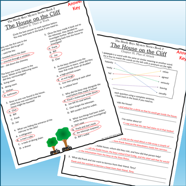 The Hardy Boys Mystery Stories Novel Studies Bundle