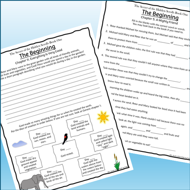 The Secret of the Hidden Scrolls: The Beginning Novel Study