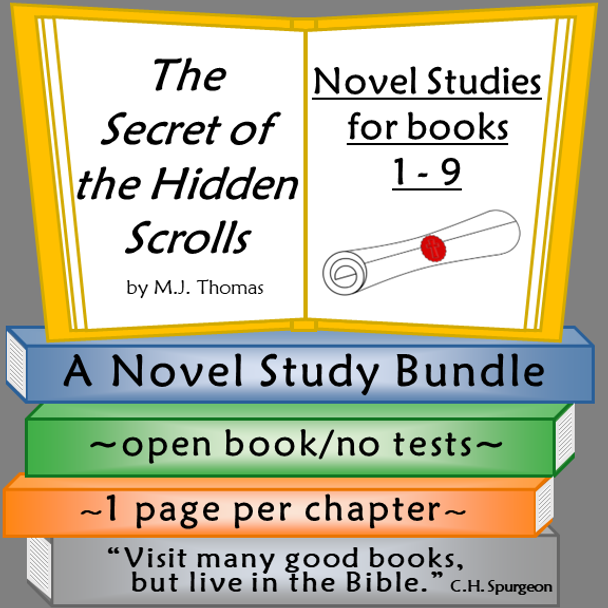 The Secret of the Hidden Scrolls Novel Studies Bundle 