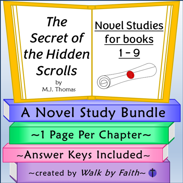 The Secret of the Hidden Scrolls Novel Studies Bundle 