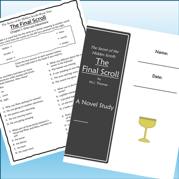 The Secret of the Hidden Scrolls Novel Studies Bundle 