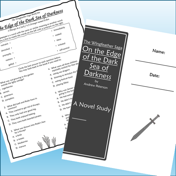 The Wingfeather Saga: On the Edge of the Dark Sea of Darkness Novel Study