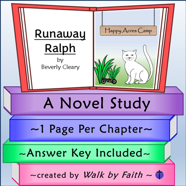 Runaway Ralph Novel Study