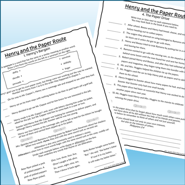 Beverly Cleary Novel Studies Bundle