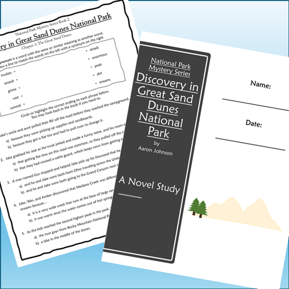 Discovery in Great Sand Dunes National Park Novel Study