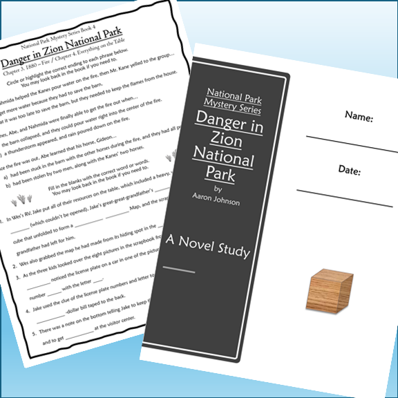 Danger in Zion National Park Novel Study