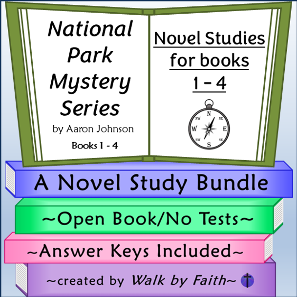 National Park Mystery Series Novel Study Bundle