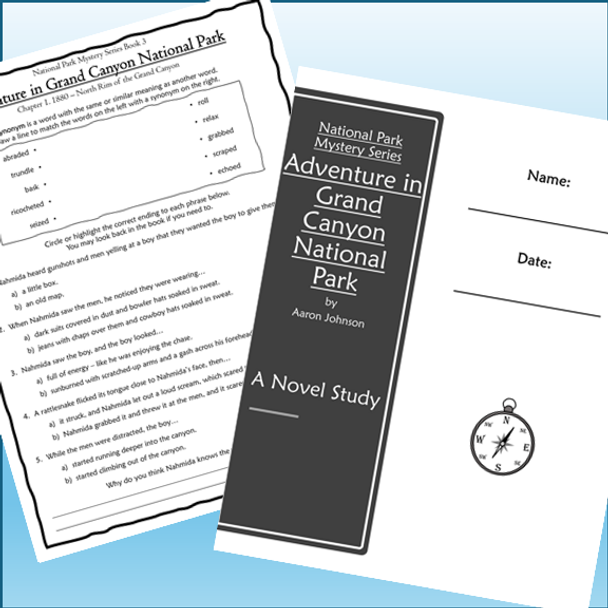 National Park Mystery Series Novel Study Bundle