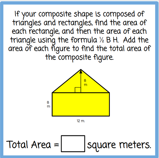Area of Composite Figures Lesson - Digital and Printable