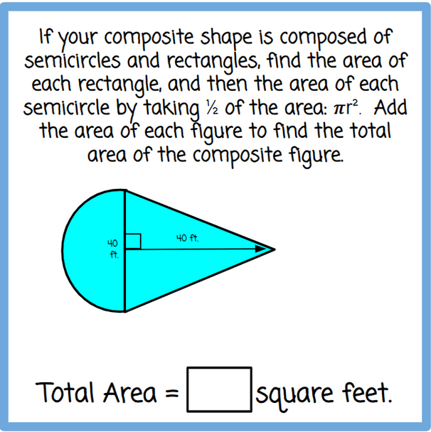 Area of Composite Figures Lesson - Digital and Printable