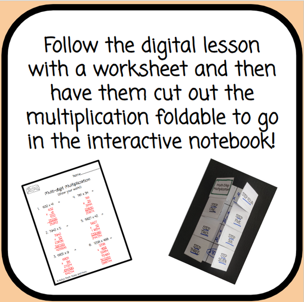 Basketball-Themed Multi-Digit Multiplication with Number Chips - Digital and Printable