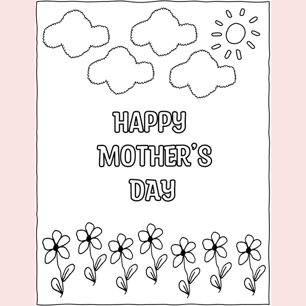 Mother's Day Coloring Worksheets, Mother's Day Coloring Pages activity 