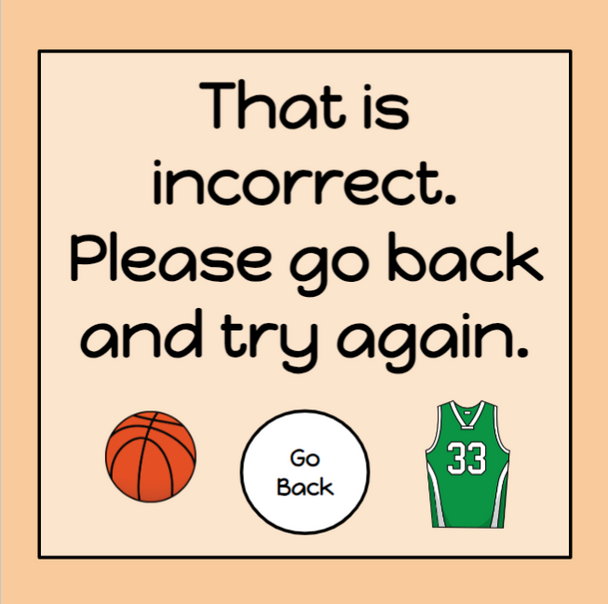 Basketball-Themed Multiplication Flashcard Game