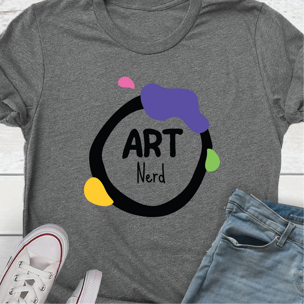 "Art Nerd Circle" - Unisex T-shirt