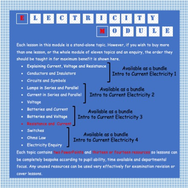 Does Resistance affect Current - and Why