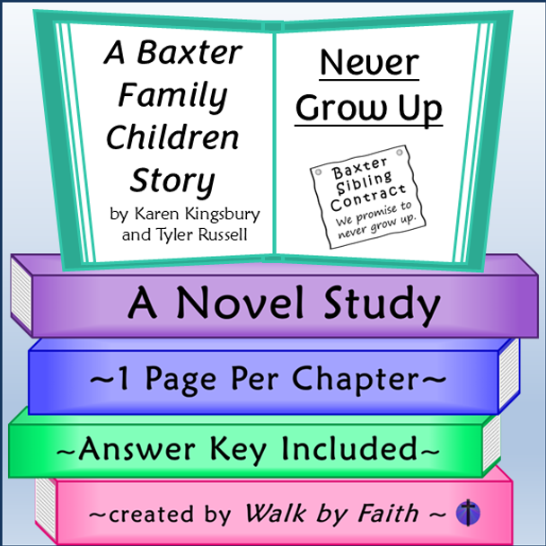 Never Grow Up Novel Study
