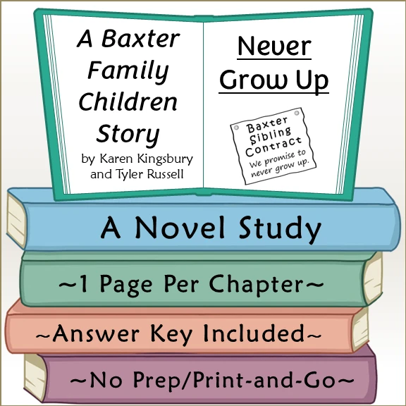 Never Grow Up Novel Study