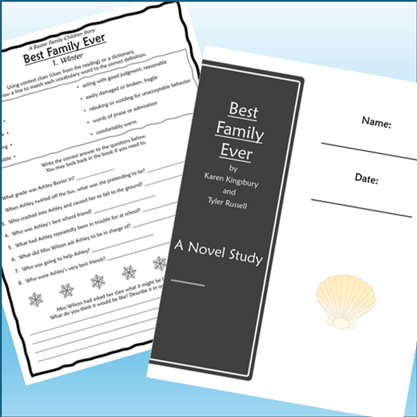 The Baxter Family Children Stories Novel Studies Bundle