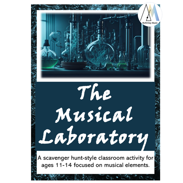 Elements of Music Scavenger Hunt Game for Middle School Music