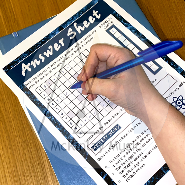Elements of Music Scavenger Hunt Game for Middle School Music