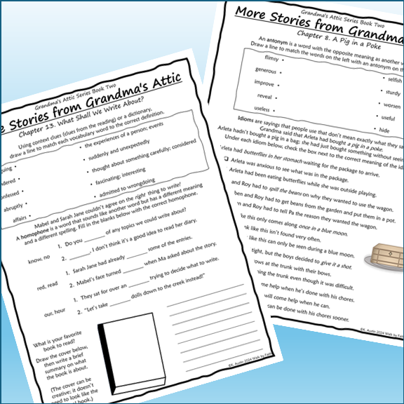 More Stories from Grandma’s Attic Novel Study